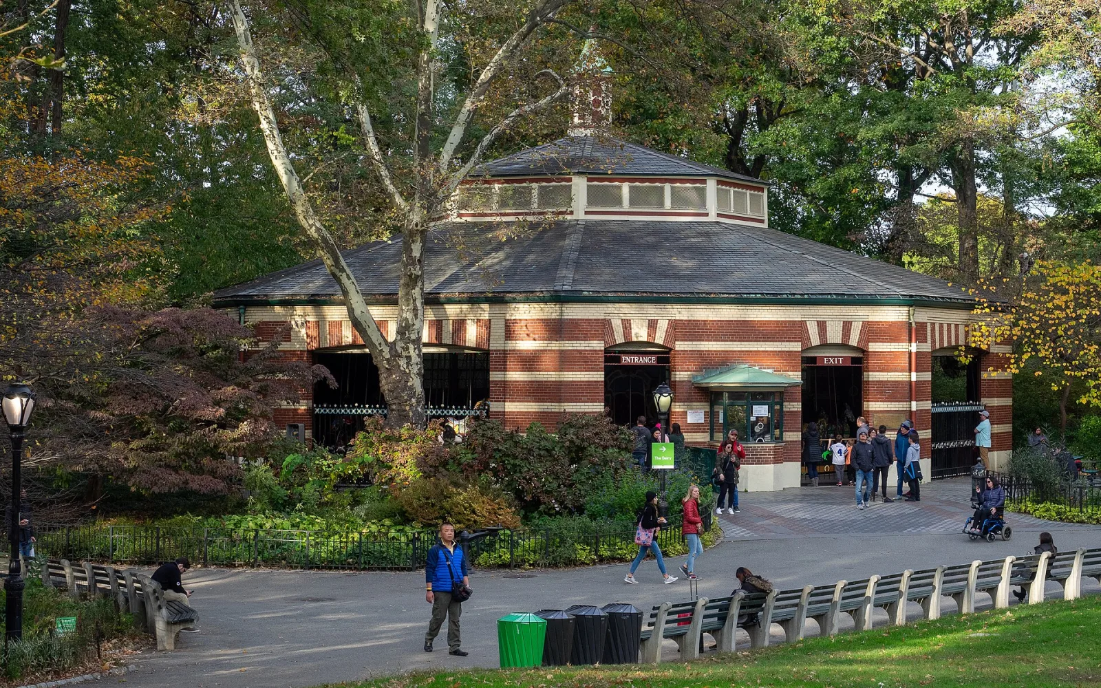 Central Park Carousel — a different ride from a horse carriage